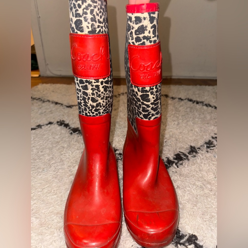 Coach Rainboots